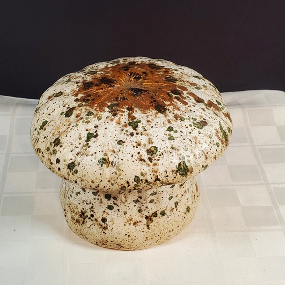 Pottery Mushroom Stash Box - Picture 1 of 4